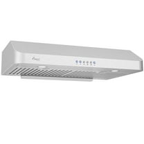 Awoco 30" Super Slim Under Cabinet 6-Electronic Buttons Stainless Steel Range Hood