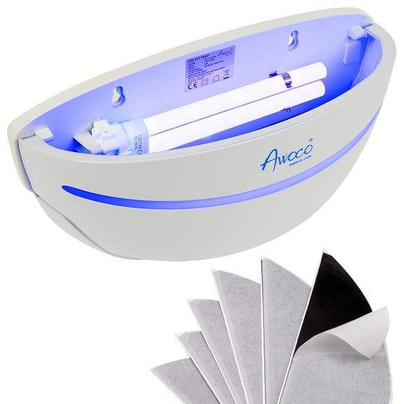 Awoco FT-1C18 LED 5 W Wall Mount Sconce Sticky Fly Trap Lamp Combo