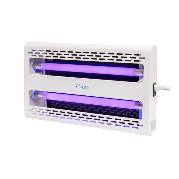Awoco FT-2F30-LED 11 W 100V-240V LED Wall Mount or Table Standing Sticky Fly Trap Lamp