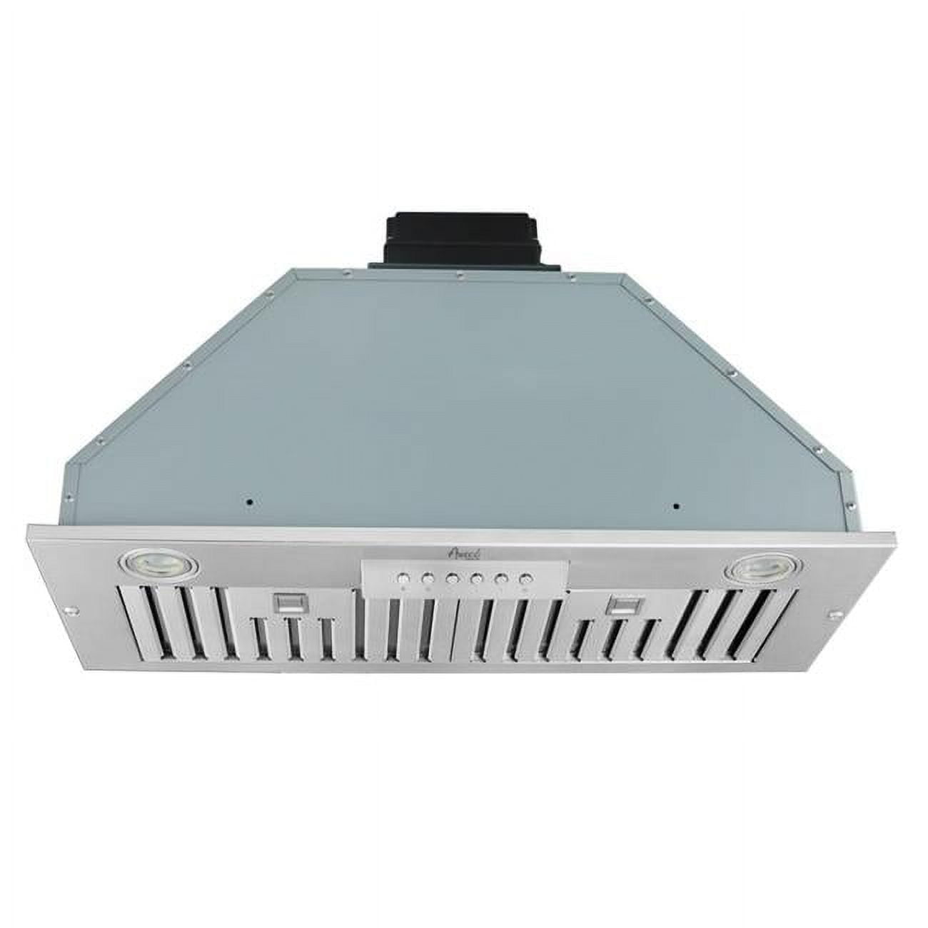 Awoco 36" Stainless Steel 600 CFM Insert Range Hood with LED Lights
