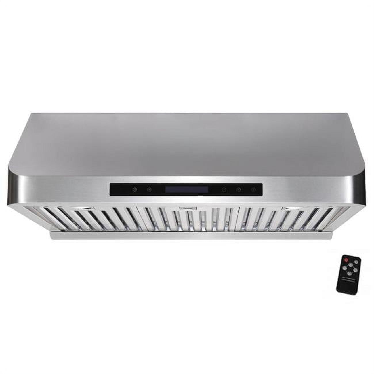Awoco 36" Brushed Stainless Steel Under Cabinet Range Hood with Baffle Filters