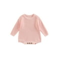 Awoscut Baby Sweatshirt Romper Newborn Girl Boy Bubble Knit Romper