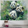 thumbnail image 1 of Awpe Home Wall Tapestry Art Chinese Style Bamboo Panda Poster Hanging Tapestry Painting, 1 of 6