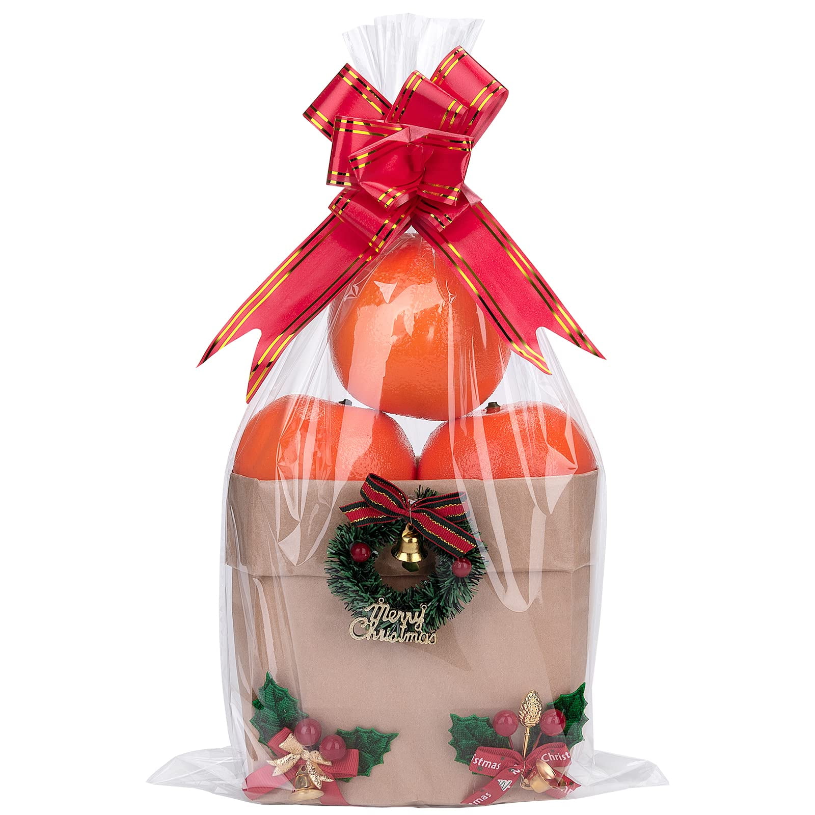 Sacchetti di Cellophane di fabbrica 8x16 pollici sacchetto di vino regalo in pla