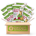 thumbnail image 1 of Awsum Snacks Organic Quinoa Puffs Beet & Spinach 1.5 oz bag, 1 of 13