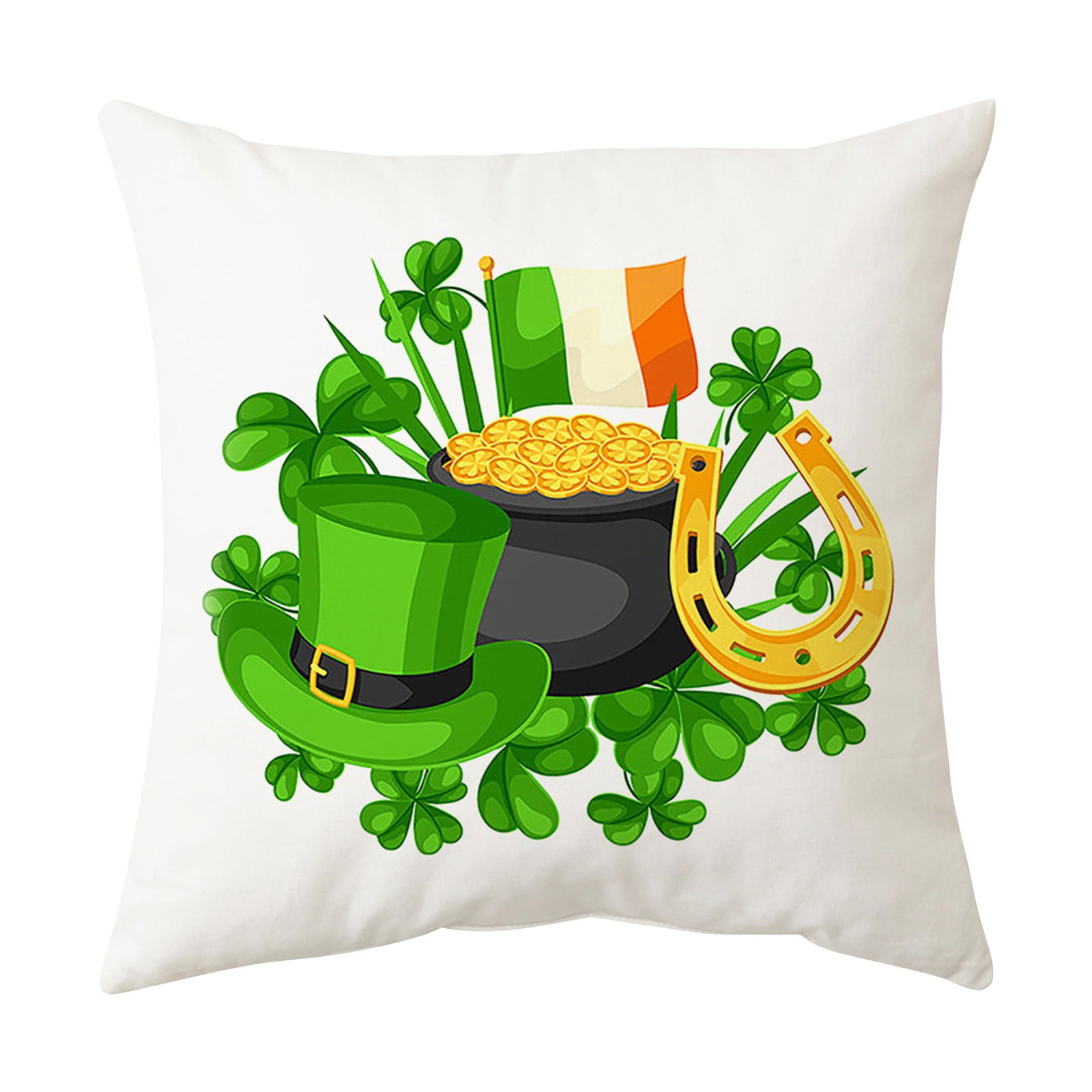 Awuniuw Silk Pillow Cases Pillows And Day Suitable St. Indoor Patrick’S