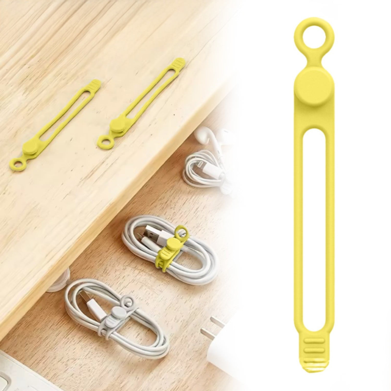 Awuniuwa Clearance Cable Ties Silicone Cable Ties Reusable Cable