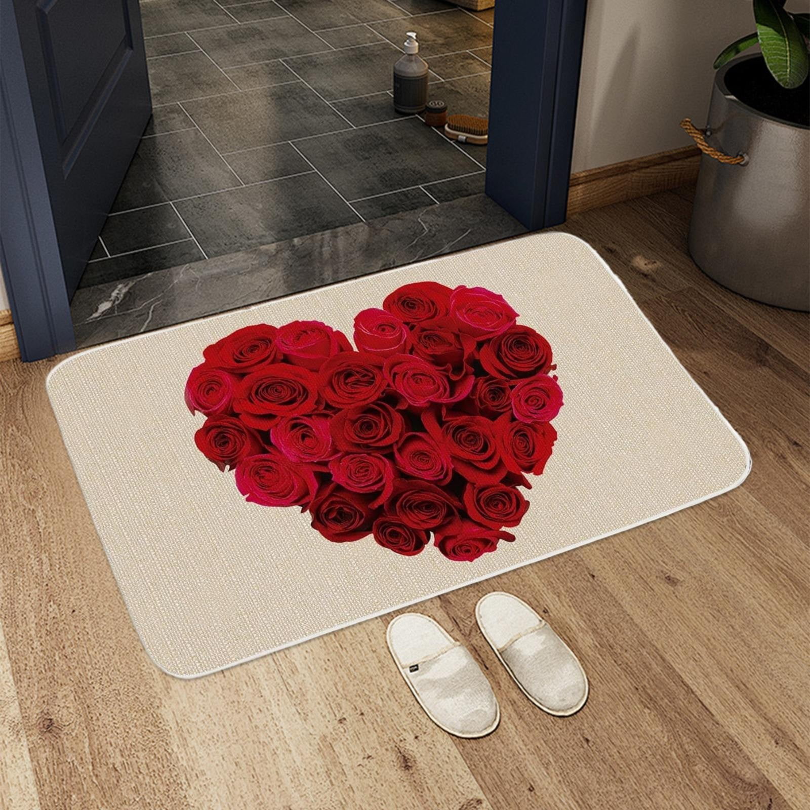 Awuniuwa Clearance! Outdoor Rug Valentine'S Day Decorative Door