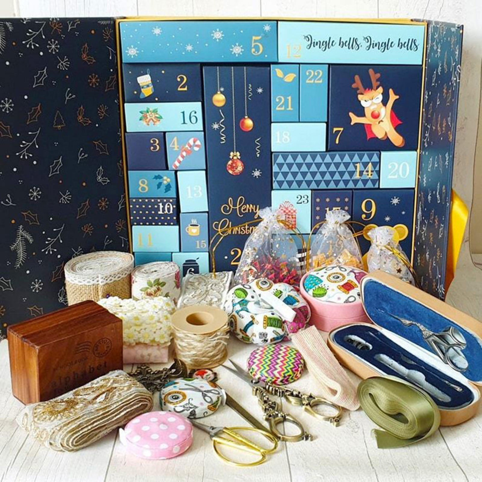 Awuniuwa Clearance! School Supplies Advent Calendar Christmas Sewing Awuniuwa Clearance! School Supplies Advent Calendar Christmas Sewing