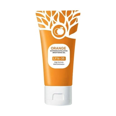 Awwp 1*Gel 3 Pcs Orange Exfoliating Gel Scrub Face Body Skin Peeling Gel Face Scrub Deep Cleansing Moisturizing Facial Exfoliator for Deep Moisturizing Pore Cleansing 50G/1.7 Fl Oz, Clear Out Stock!