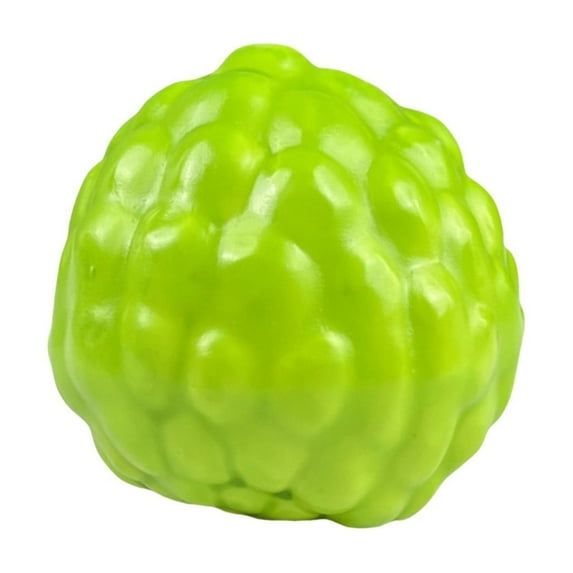 Awwp 1 Pcs Realistic Fake Fruit, Artificial Fruit for Decoration Party, Durable Plastic Fruit for Dining Table, Store Display, Photo Prop, Wedding Party, Home Decor, Lifelike Faux Sugar-apple