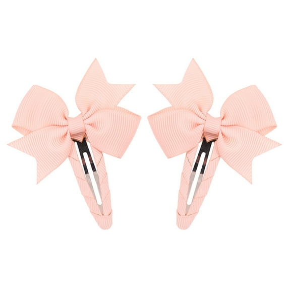 Awwp 2*Children'sBow Hairpins Deep Discounts Hair Clips Hair Bows Clip Toddler Bows Girl Hair Bows for Girls Clips Accessories for Little Girls Infants Small Hair Bows