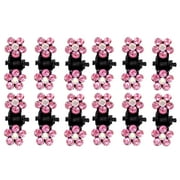 Awwp 12X Hairpin Walmart Deals, Hair Claw Clips,Mini Hair Clips No-Slip Grip Jaw Clips Glitter Teeth Clips Rhinestone Metal Clamps Big Sales!
