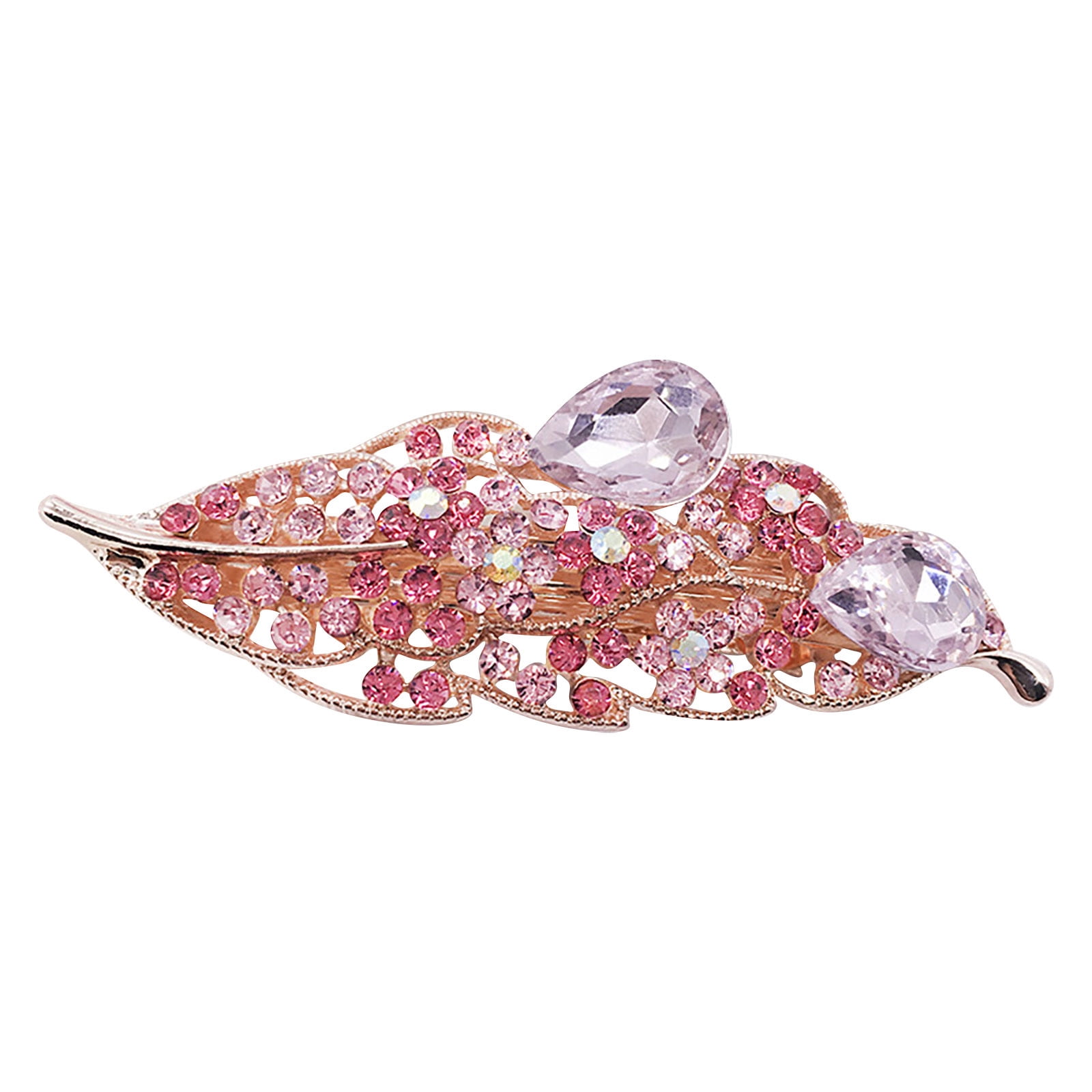 Awwp Diamond Hairpin Walmart Deals, Crystal Rhinestone Hair Clip Elegant Temperament Ponytail Horizontal Clip Dazzling Rhinestone Girl Hair Clip Big Sales!