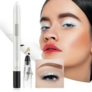 Awwp Big Sale 1X Eyeshadow Pencil Eyeliner Pencil Shadow Eyebrow Pencil 3 in 1 Eye Shadow Pen Eyeliner Eye Shadow Stick Eye Shadow Lying Silkworm Pen Pearl Eye Shadow Pen with Sharpener Foam Pen
