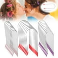 thumbnail image 1 of Awwp Claw Clips 24 Pcs Hot Roller Clips Hot Curler Clips Replacement Kit for Heated Rollers All Sized Rollers Curlers(¾" 1" 1¼") Claw Clips for Thick Hair White, 1 of 9