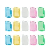 Awwp Clearance, 50 Pcs Toothbrush Covers Travel Toothbrush Covers Caps for Home and Outdoor Toothbrush Protector for Family Toothbrush Case Toothbrush Head Holder Cover, 50*Toothbrush Set