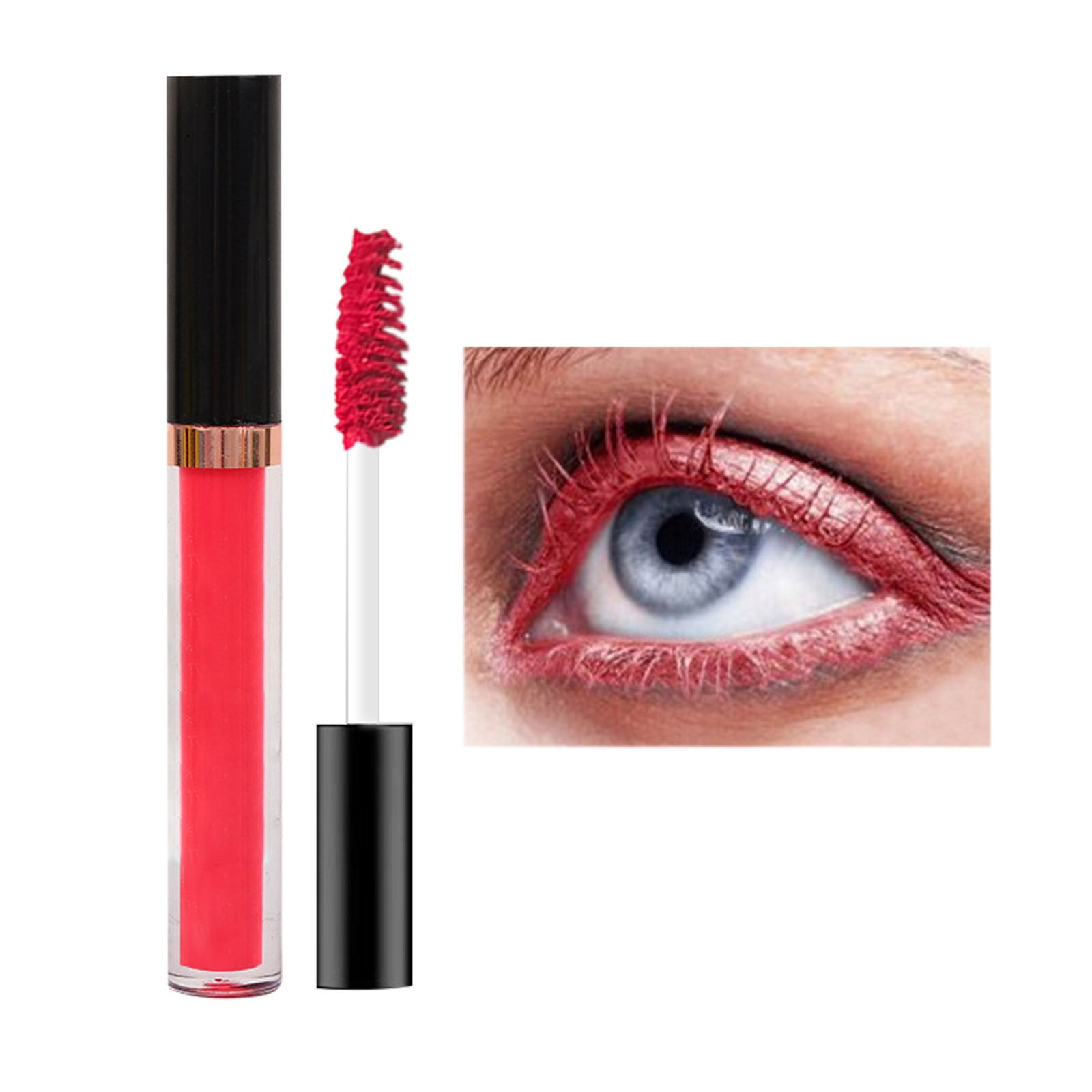 Awwp Color Eyebrow Mascara Waterproof Long Lasting Mascara Deep Green