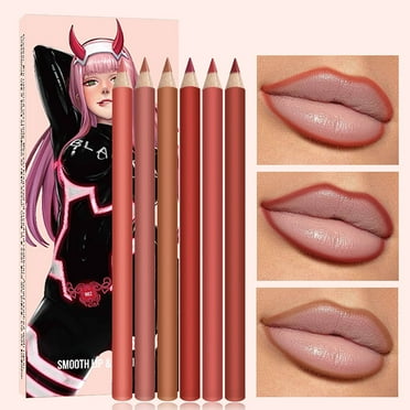 Awwp Lip Line Deep Discounts Pink 6X Lip Liner 6 Colors of Lipstick Lip Pencil Long Lasting Non Fading Nude Lip Liner Makeup 0.75G， Labial Line Lip Liners