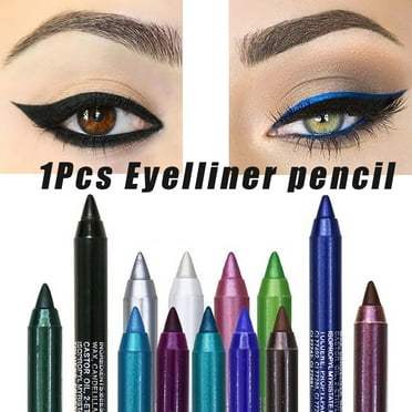 Awwp Makeup Color Eyeliner Gel Pen Pearlescent Eyeshadow Pen Waterproof Non-Smudge 1#, Multicolor Eyeshadow Eyeliner 2 in 1 Metallic Shiny Smoky Eyes Glitter 14 Color A, an Eyeliner Clearance Sale
