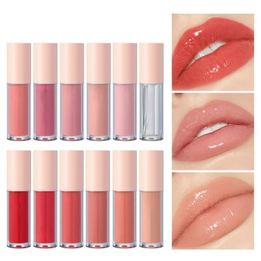Awwp Makeup Lip Gloss a A01, Moisturizing and Moisturizing Candy Lip Glaze Face Pearl Nude Lip Color 12 Pigment Lip Oil 3.5Ml Lip Glosses Lip Gloss A, 1*Lip Gloss Promotion Clearance Sale