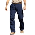 thumbnail image 1 of Awwp Mens Pants, Cargo Hiking Pants Plain Comfort Wearable Casual Daily Pants for Men Navy XL, 1 of 9
