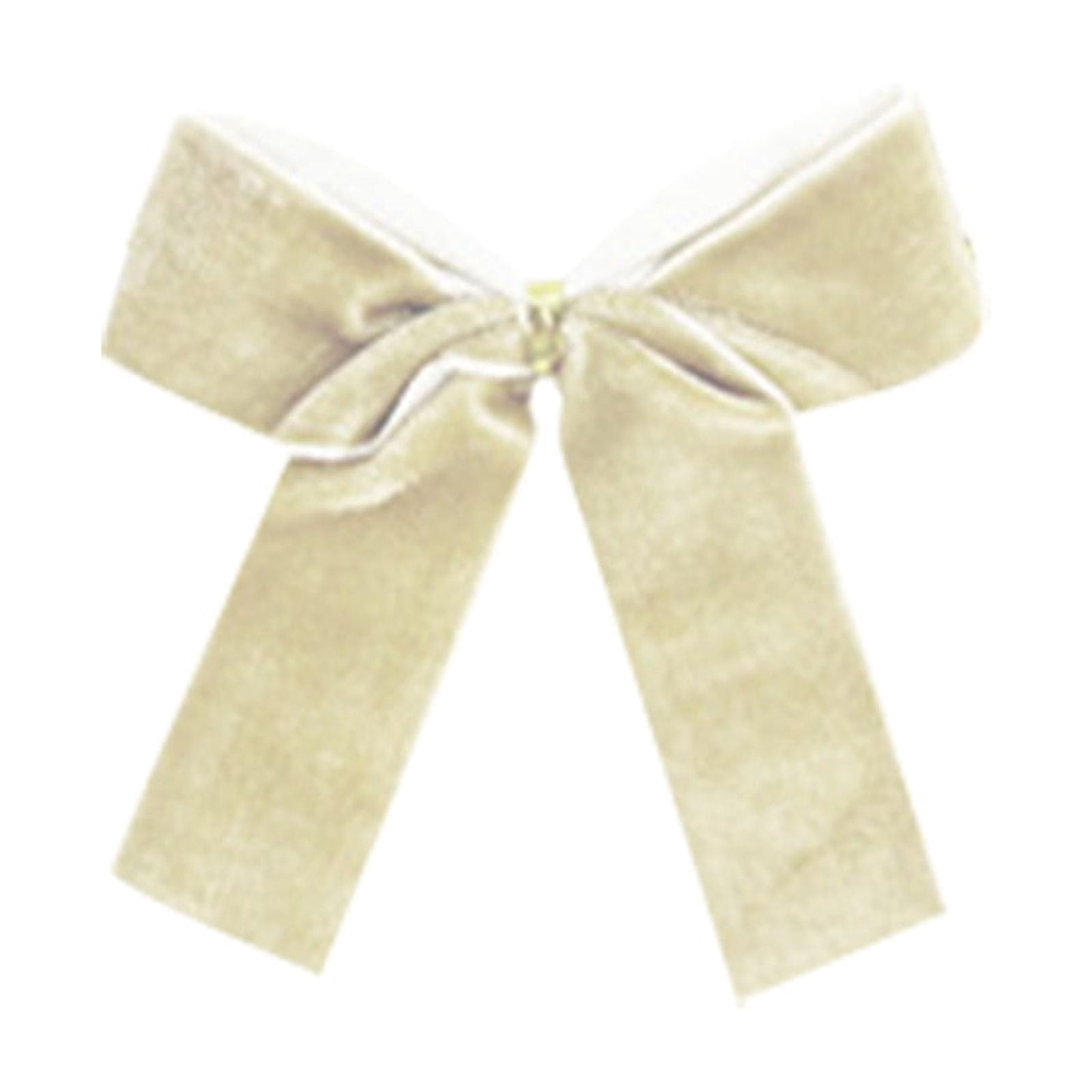 Awwp Mini Christmas Bows 9-Pack, 3.3 Inch Flocking Cloth Bowknot ...