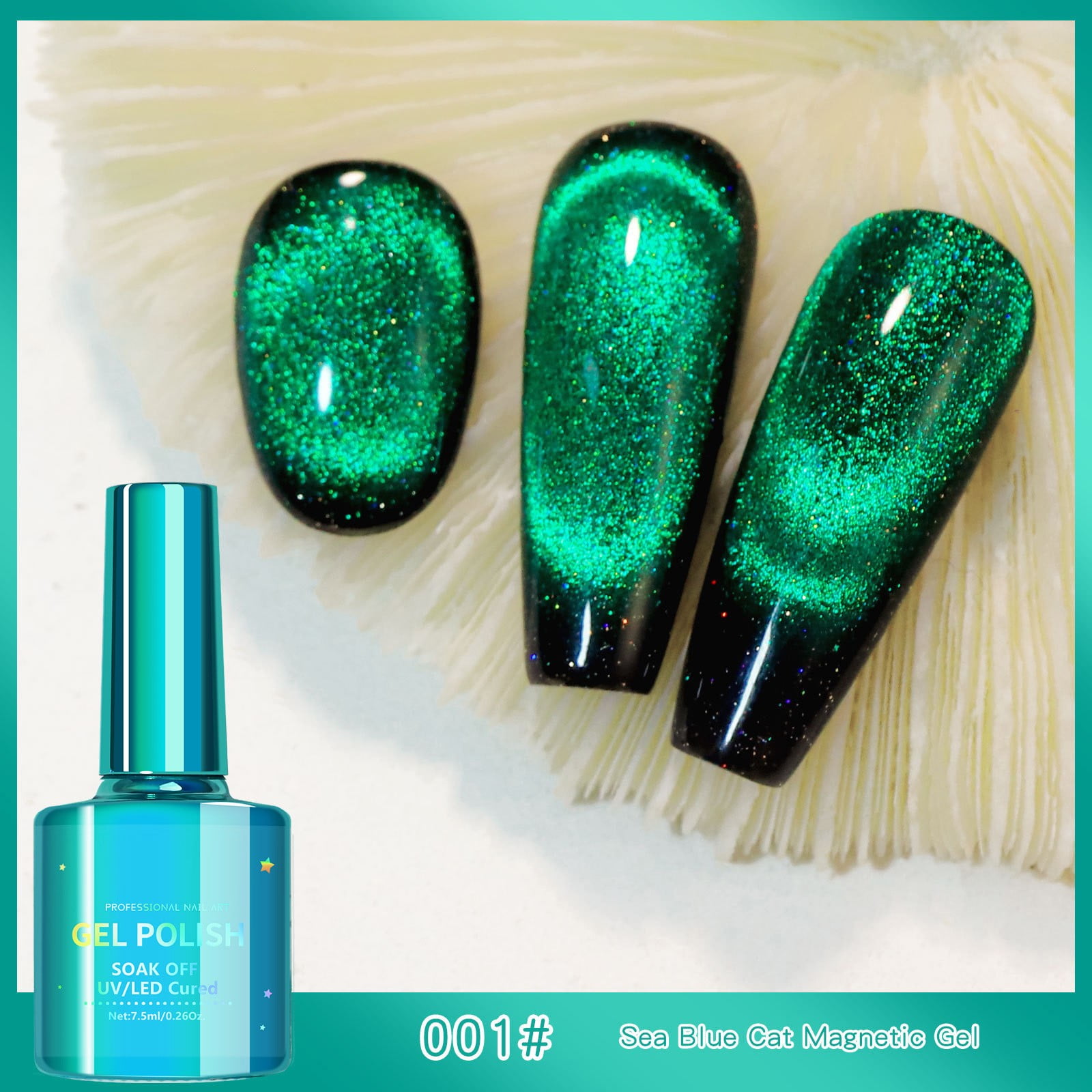 Awwp Nail Polish Walmart Deals, 12D Gemstone Cat Eye Glue Bright Cat