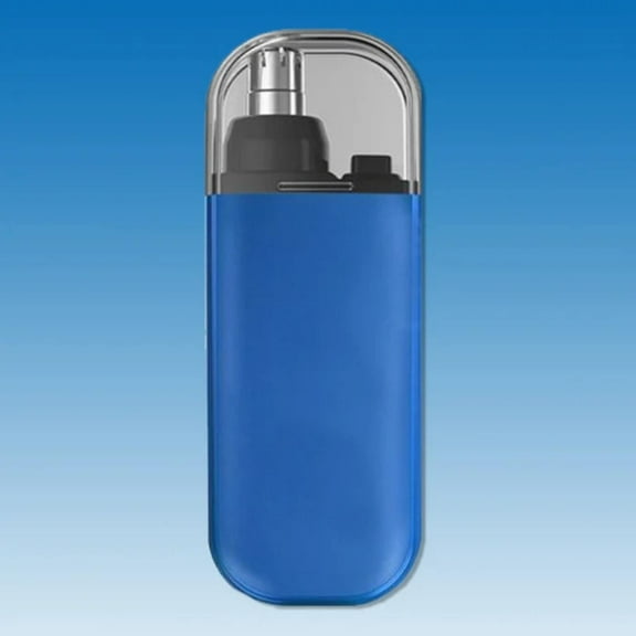 Awwp Nose Hair Trimmer Ear Trimmer for Men Powerful Electric Mag Vacuum Ear Nose Trimmer Facial Eyebrow Trimmer with Vacuum Cleaning System Wet/Dry Portable Nose Hair Trimmer， Beauty Equipment Blue