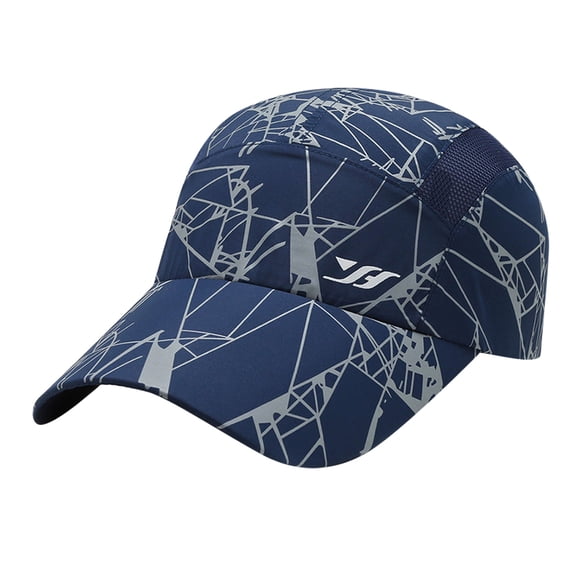 Awwp Race Day Performance Running Cap | The Lightweight Quick Dry Sport Hat Washed Unstructured Hat Plain Baseball Caps Unisex Dark Blue One Size