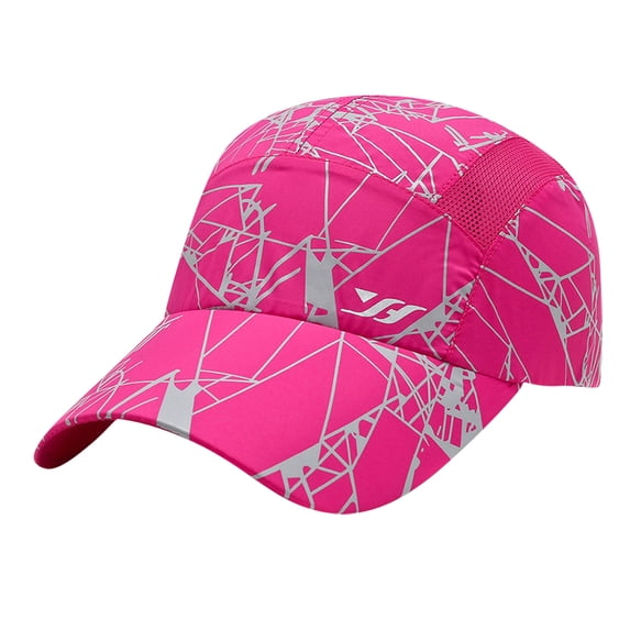 Awwp Race Day Performance Running Cap | The Lightweight Quick Dry Sport Hat Washed Unstructured Hat Plain Baseball Caps Unisex Hot Pink One Size