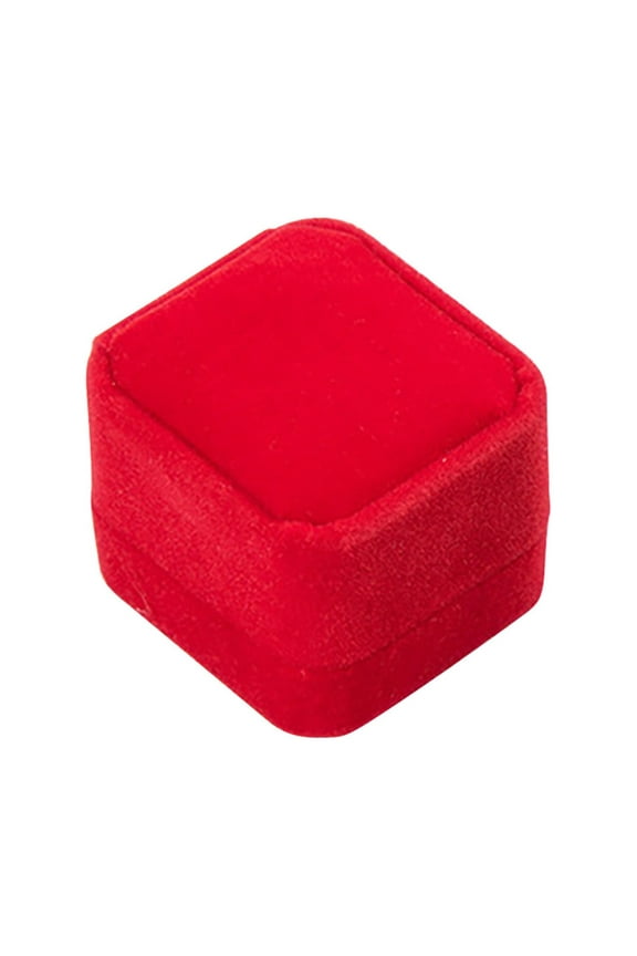 Red 1X Ring Box Gorgeous Ring Box Premium Ring Gifts Box for Wedding Proposal Jewelry Storage Box, Clear Out Stock!