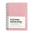 thumbnail image 1 of Awwp Spiral Password Book with Alphabet Tabs, Password Keeper Book for Website Logins, Personal Address Organizer, Durable Cover, Compact Size for Home Office Use​​, 1 of 5