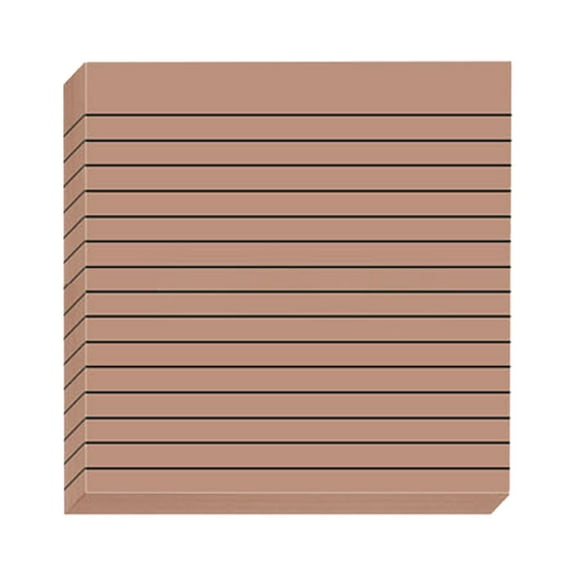 Awwp Vintage Lined Sticky Notes 3x3 Inch, 30 Sheets per Pad Strong Adhesive Self-Stick Notes, 80gsm Paper for Office Home Meeting Memo Pads (6 Vintage Colors)