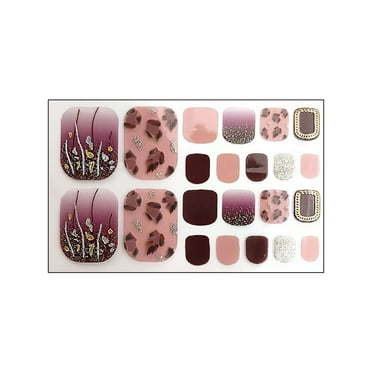 Awwp the Summer I Turned Pretty Makeup, Gel Nail Stickers,Nail Stickers for Nail Art,Gel Nail Stickers with Uv Light, Nail Patch