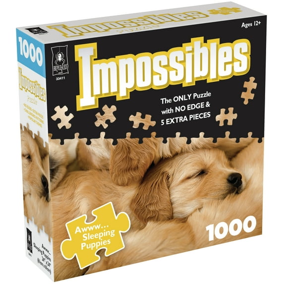 Awww Sleeping Puppies 1000 Piece Jigsaw Puzzle