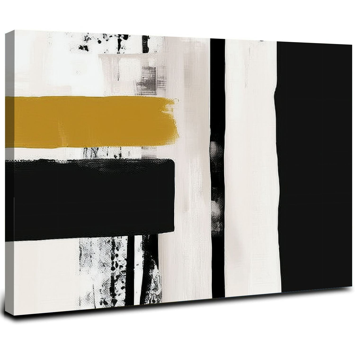 Awypu Abstract Brush Strokes Canvas Prints Art Modern Wall Decor for