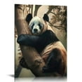 thumbnail image 1 of Awypu Animal Wall Art Prints Cute pandas Wall Art Modern Decor Artwork for Living Room Bathroom Decor Canvas Painting Artwork Decor, 1 of 5