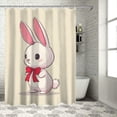 thumbnail image 1 of Awypu Bathroom Shower Curtain Set with Hooks Waterproof Multiple Sizes White, 1 of 7