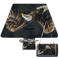 thumbnail image 1 of Awypu Brown and White Flying Bald Eagle Picture Square Outdoor Picnic Mat for Camping Hiking Festivals 58.3x58.3in, 1 of 6