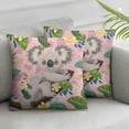 thumbnail image 1 of Awypu Cute Koala Pillow Cover , Soft Decorative Cushion Case Square Throw Pillow Cover for Sofa Living Room Couch  2pcs White, 1 of 6