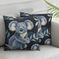 thumbnail image 1 of Awypu Cute Koalas Pillow Covers  Decorative Square Throw Pillow Covers Soft Couch Cushion Case Farmhouse Pillowcase for Home Sofa Bedroom Car  2pcs 12x12in, 1 of 6