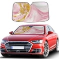 thumbnail image 1 of Awypu Gold Design Car Sun Shade Front Window Sun Shade for Vehicle SUV Truck Protector 55.12*29.92 in, 1 of 7