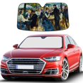 thumbnail image 1 of Awypu Impressionist Art Sunshades Keep Vehicle Cool 55.12*29.92 in, 1 of 7