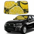 thumbnail image 1 of Awypu Lemons Yellow Vintage Funny Windshield Sun Shade Front Window Sun Shade for Car Vehicle SUV Truck Protector 51.18*27.59 in, 1 of 7