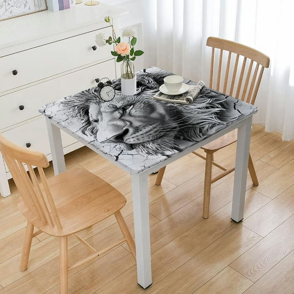 Awypu Outdoor Picnic Camping and Indoor Kitchen Dining Party Polyester Tablecloth 40*40