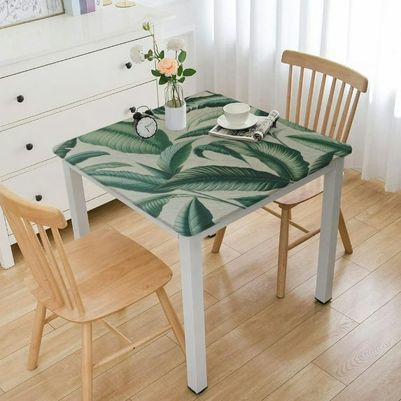 Awypu Palm Leaves Decorative Tropical Palm Leaves Jungle Leaf Outdoor Picnic Camping and Indoor Kitchen Dining Party 100% Polyester Fiber 36*36
