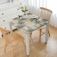 thumbnail image 1 of Awypu Palm Tree Retro Summer Decoration Square Tablecloth 100% Polyester Fiber 46*46, 1 of 8