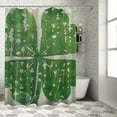 thumbnail image 1 of Awypu Shower Curtain Set Hopyeer St.Patrick's Day Wish Lucky Blessing Quote Saying Waterproof Bathroom Curtain with Various Sizes White, 1 of 7