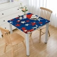 thumbnail image 1 of Awypu Stars Square Tablecloth Full Width Single-sided Printing 100% Polyester Fiber 52*52, 1 of 8